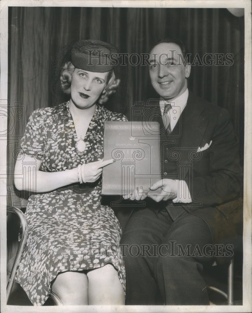 1939 John Arena editor Italian Newspaper Dorothy - Historic Images