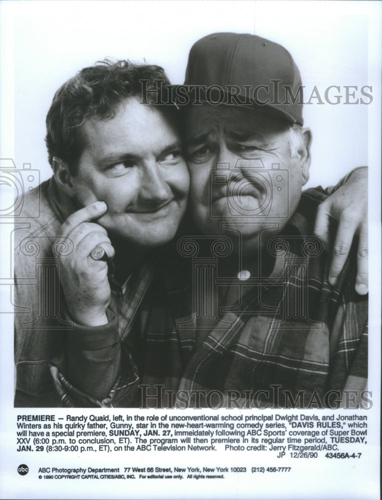 1990 Randy Quaid & Jonathan Winters-Historic Images