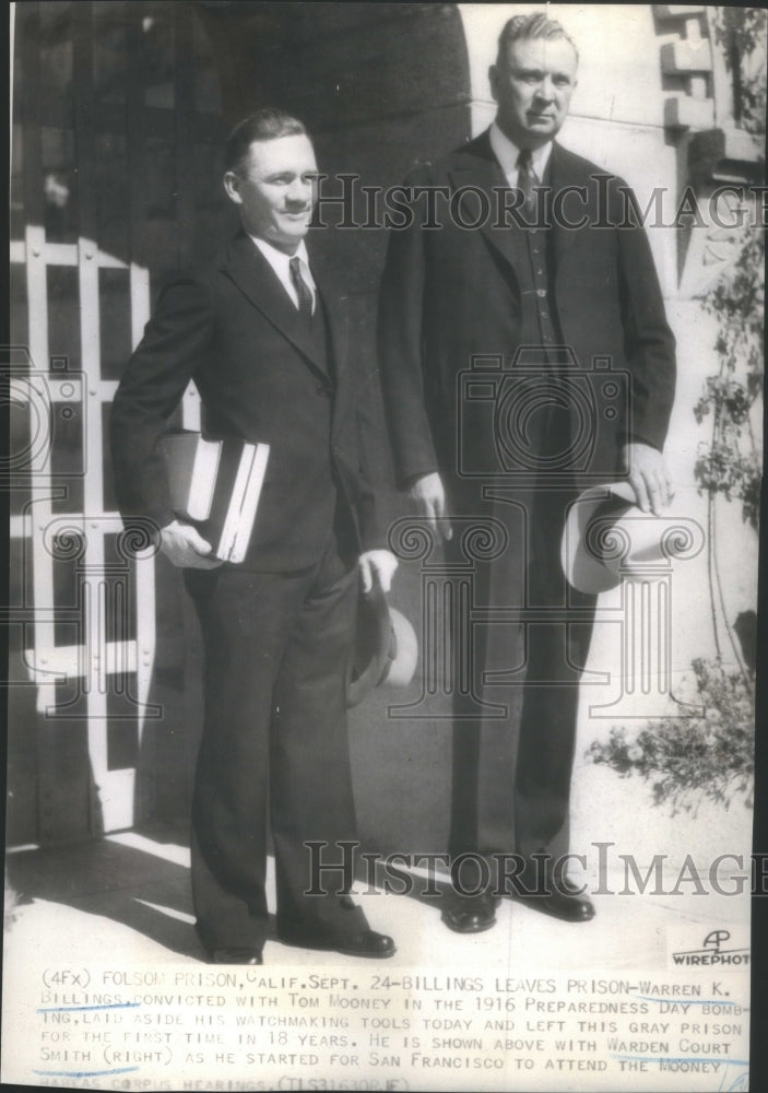 1935 Press Photo Warren K. Billings- RSA60809 - Historic Images