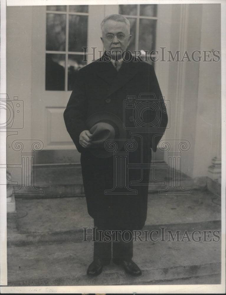 Unknown Person pose Photograph Black coat Hold Hat - Historic Images