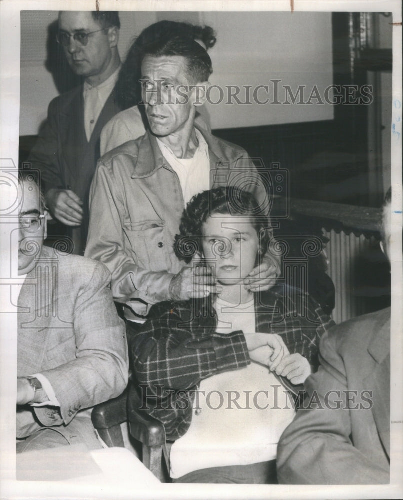 1949 Press Photo Diana father Clarence Allen Joliet- RSA61455 - Historic Images