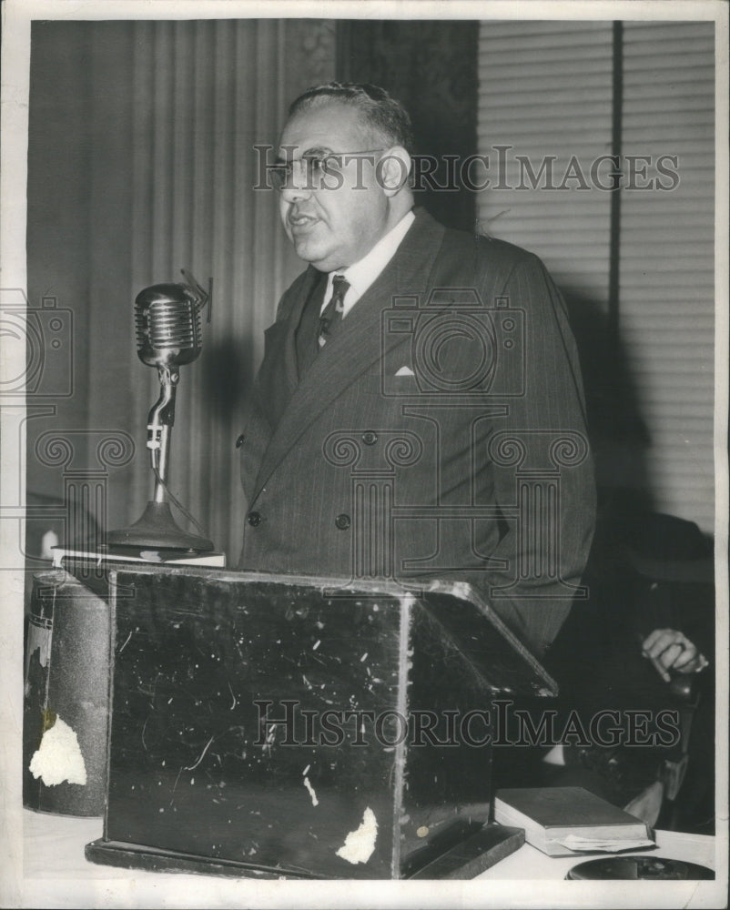 1946 Press Photo Franz Alexander Director Psychoneurosis - Historic Images