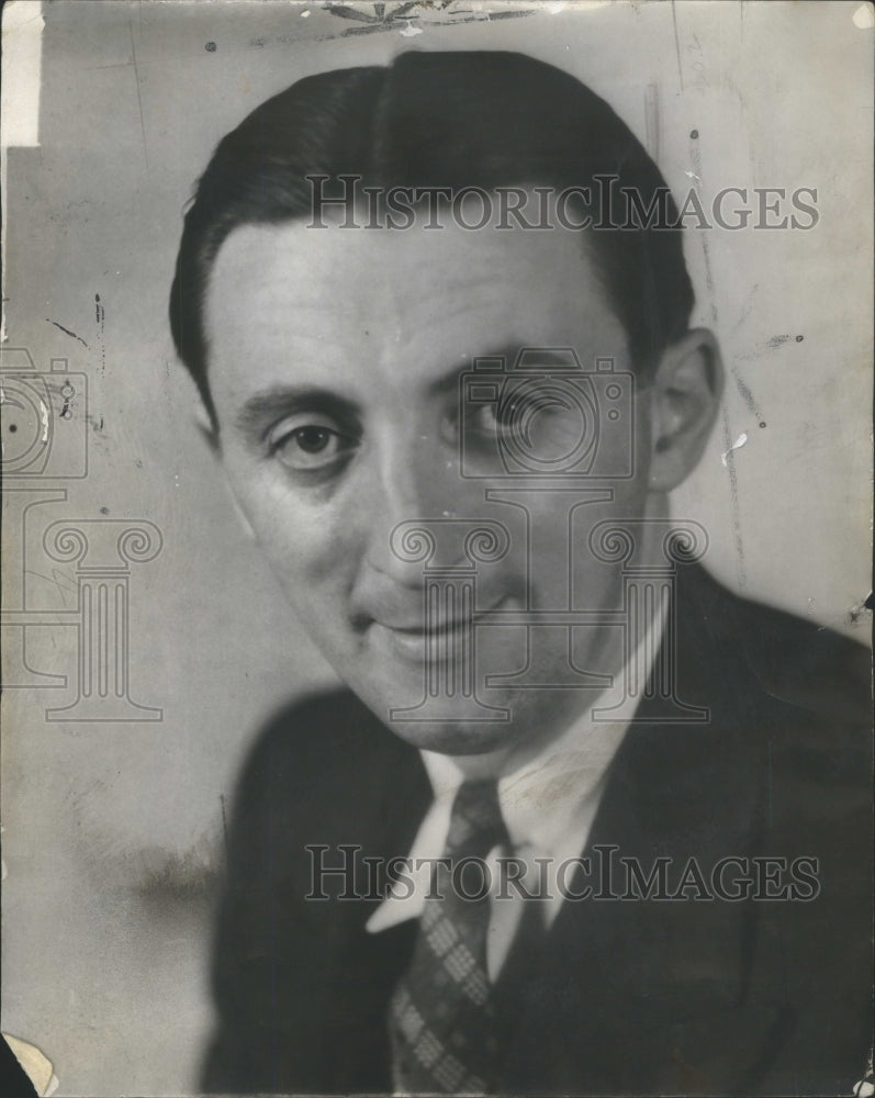 1933 John P. Carmichael Sportswriter - Historic Images
