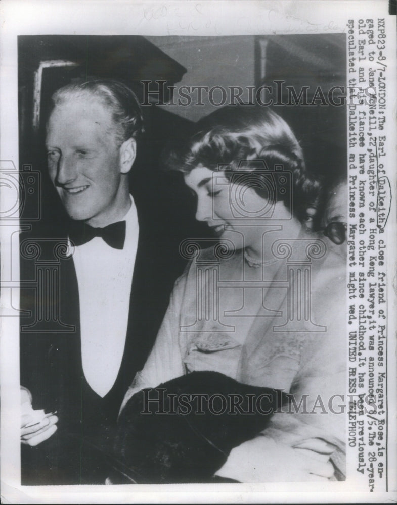 1952 Press Photo Princess Margaret Rose Sister Queen Elizabeth Countess Snowdown - Historic Images