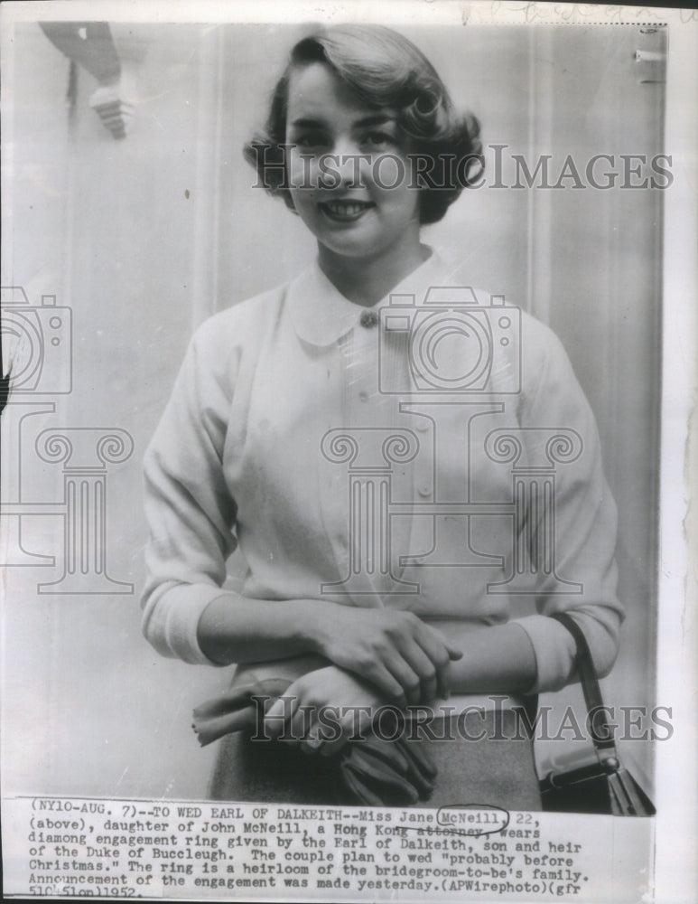 1952 Miss Jane McNeill Countess of Dalkeith - Historic Images