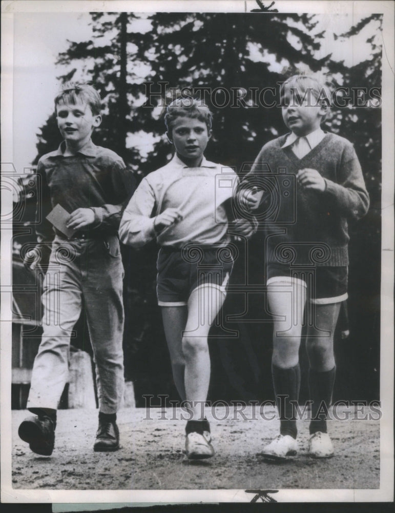 1958 Crown Prince Carl Gustaf annual walking contest Stockholm - Historic Images