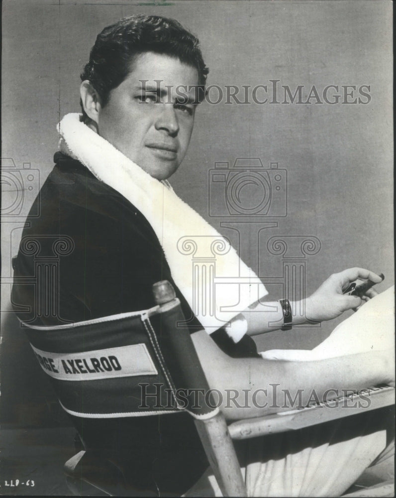 1966 George Axelrod American screenwriter producer playwright - Historic Images