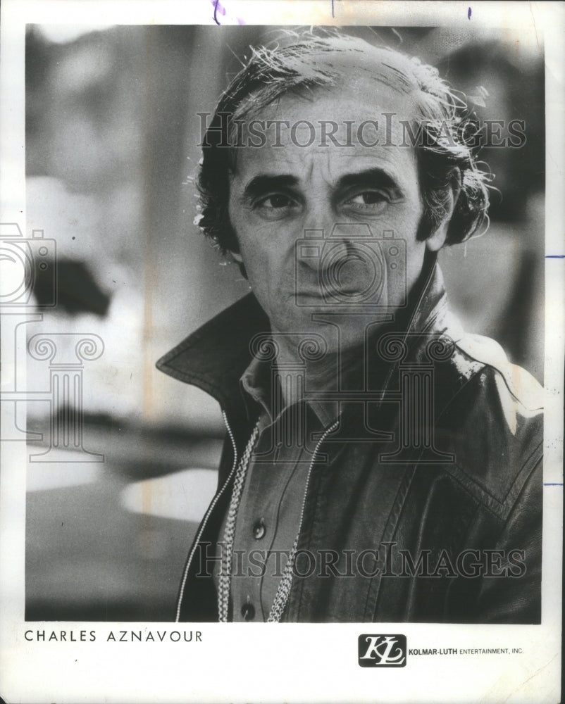 1972 Charles Aznavour French Singer Actor - Historic Images