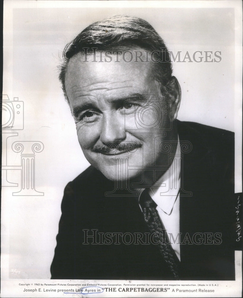 1967 Joseph Levine Lew Ayres Carpetbaggers Paramount release - Historic Images