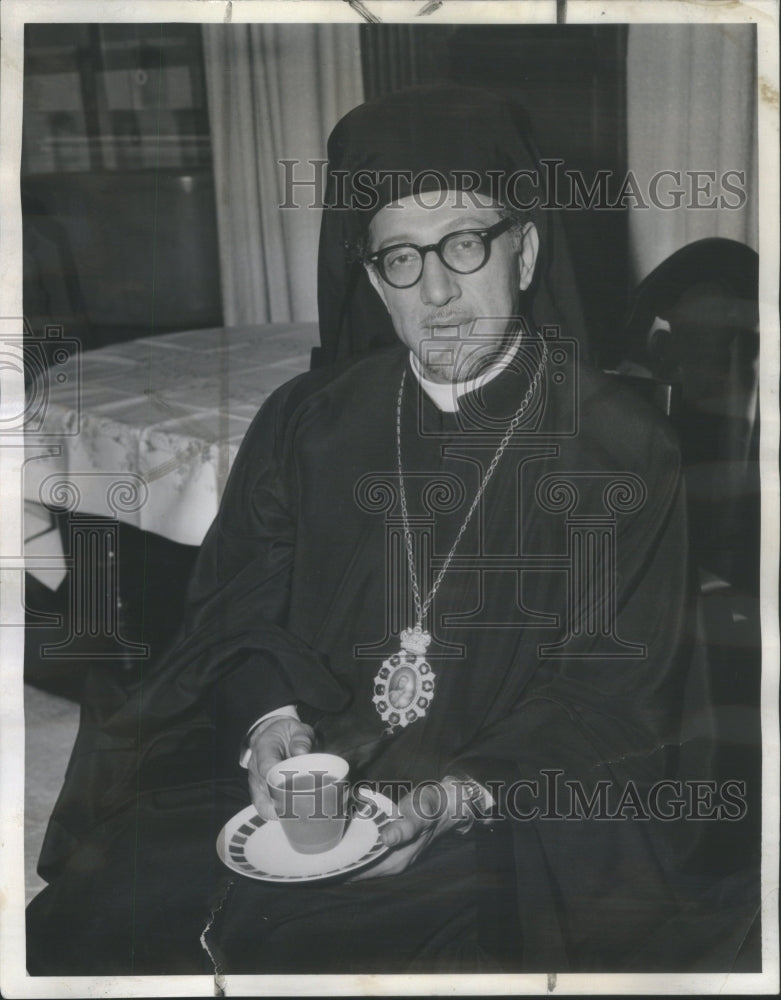 1964 Athenagoras Greek Orthodox Metropolitan Great Britain McCahill - Historic Images