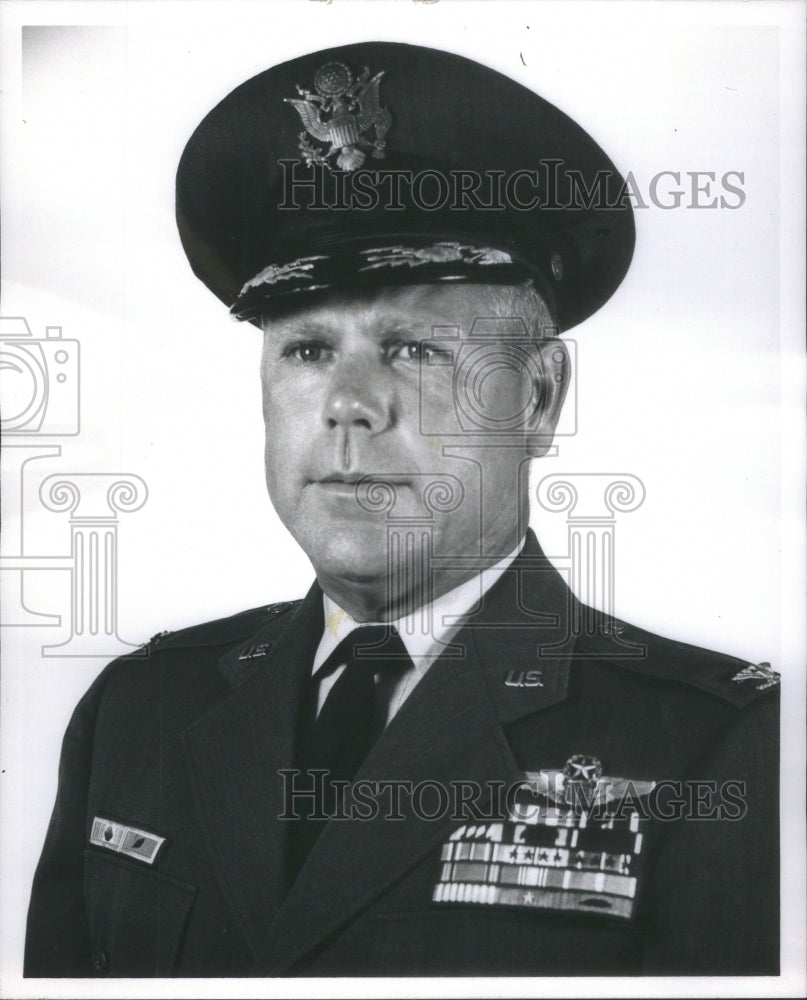 1962 Colonel Benjamin Hardy King USAF Commander Air Warfare Center - Historic Images