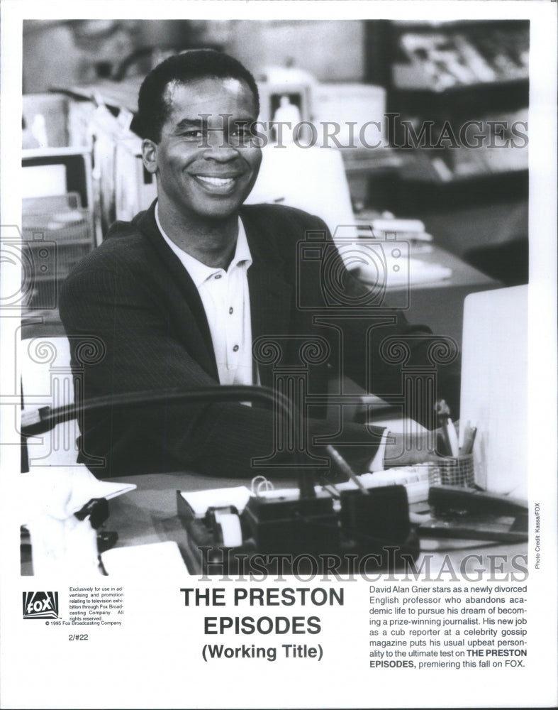 1995 Press Photo David Alan Grier stars Preston Episodes movie scene- RSA62805 - Historic Images