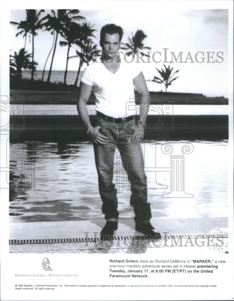 1995 Richard John Grieco American actor former fashion model - Historic Images