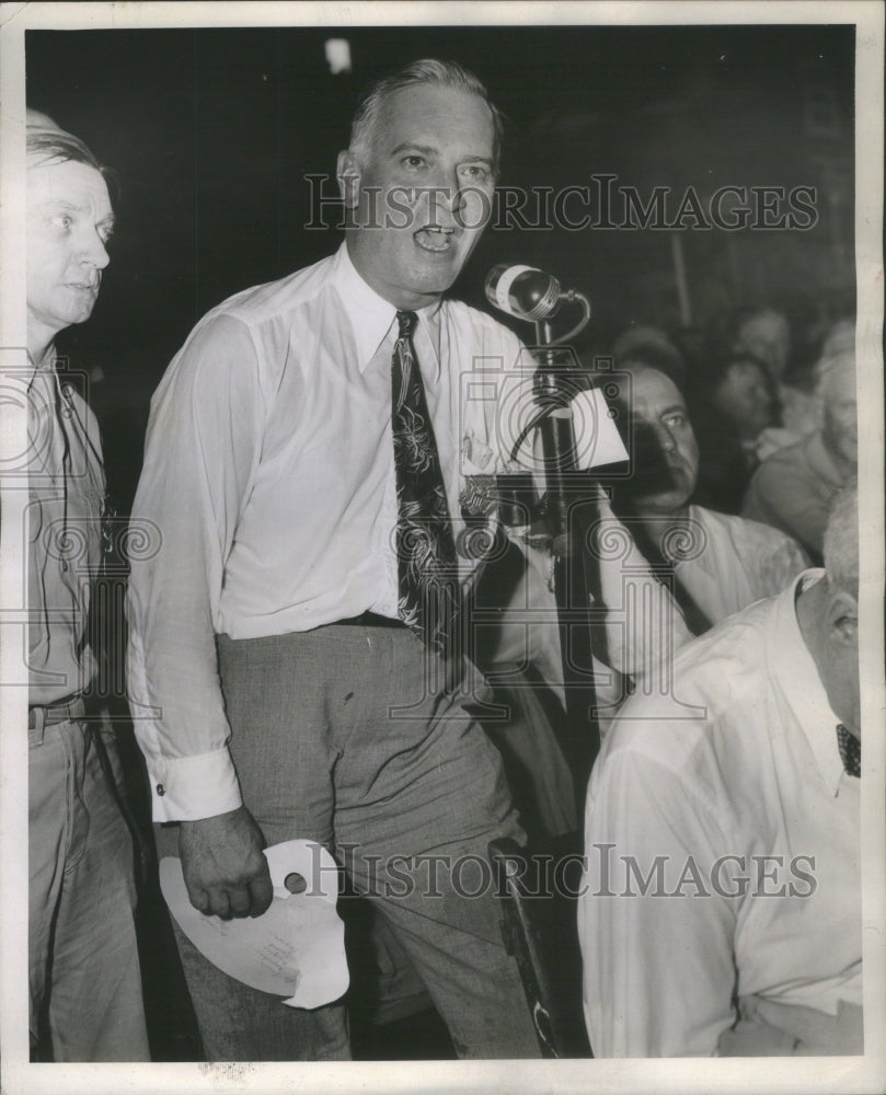 1944 Gov. Green pledges Votes to Dewy - Historic Images