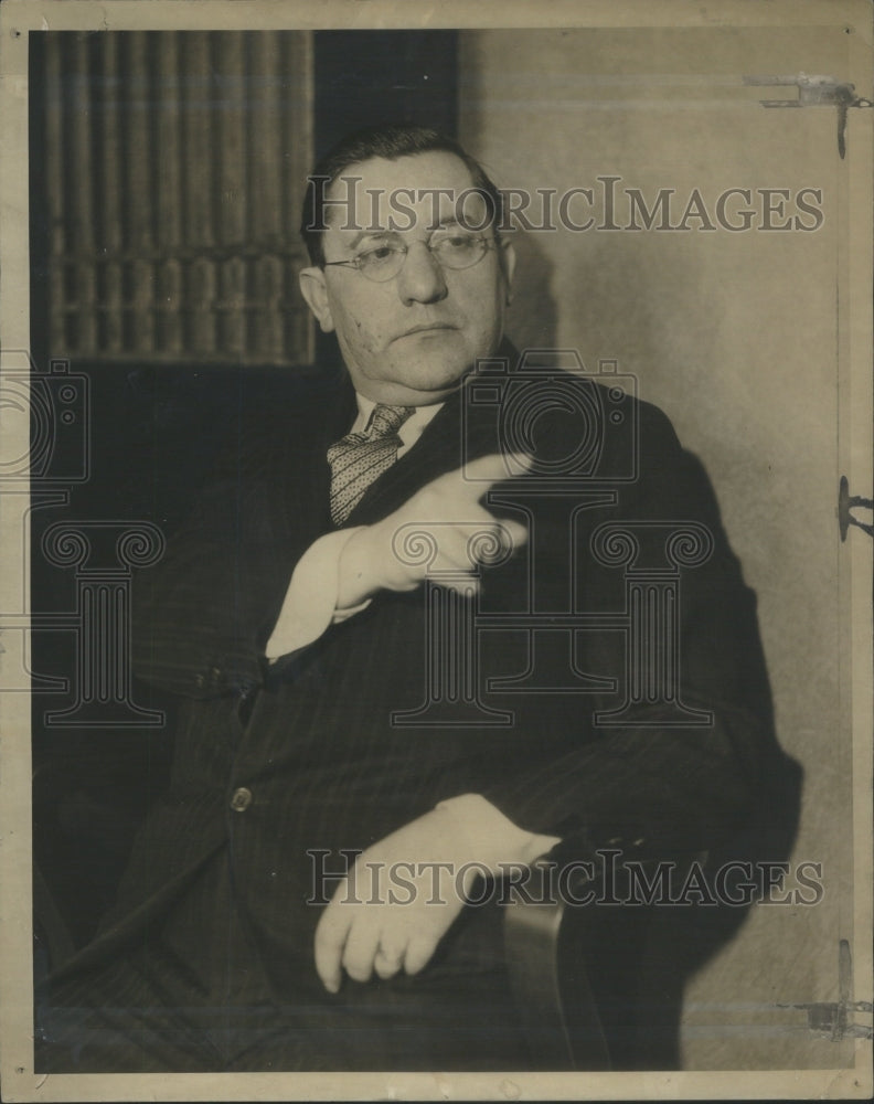 1932 Dr. Kurt Gecht On The Witness Stand - Historic Images