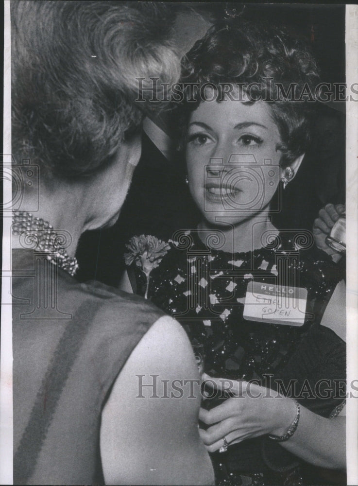 1968 Mrs. William Gofen, President of the Radcliffe Club of Chicago - Historic Images