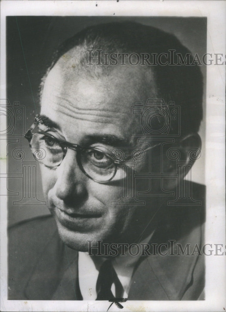 1953 Hiram Haydn Teacher, Editor and Author - Historic Images