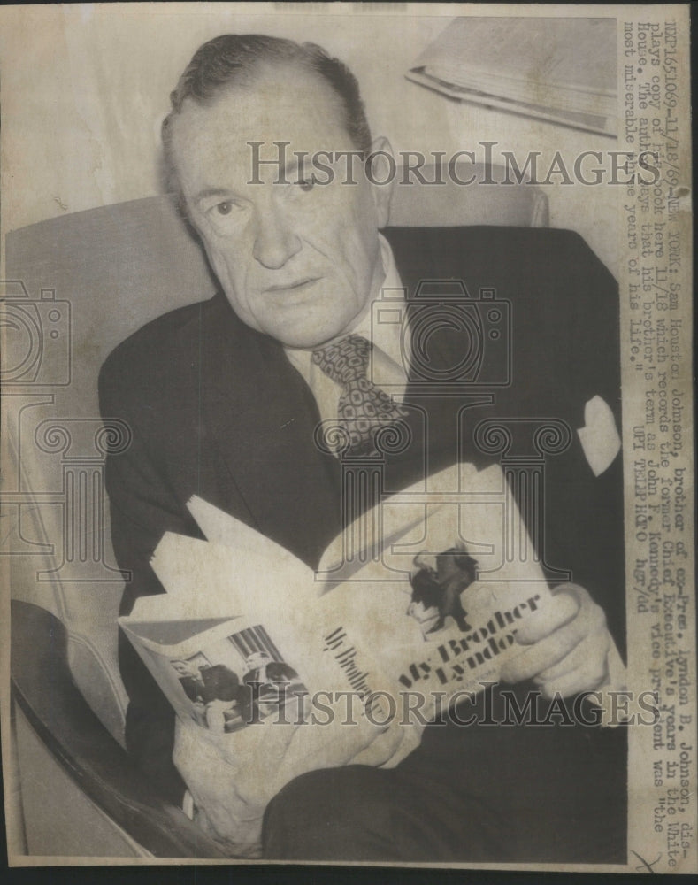 1969 Sam Houston Johnson Lyndon Book Chief Executive White House-Historic Images