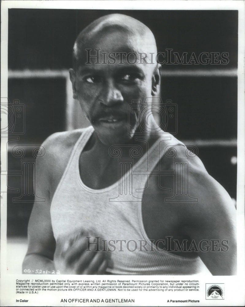 19882 Gentleman Lou Gossett Jr Richard Gere drill instructor - Historic Images