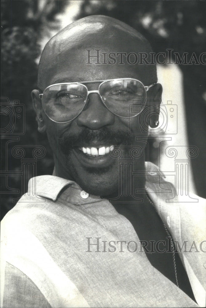 1987 Press Photo Louis Gosset Jr. TV Movie Actor- RSA63903 - Historic Images