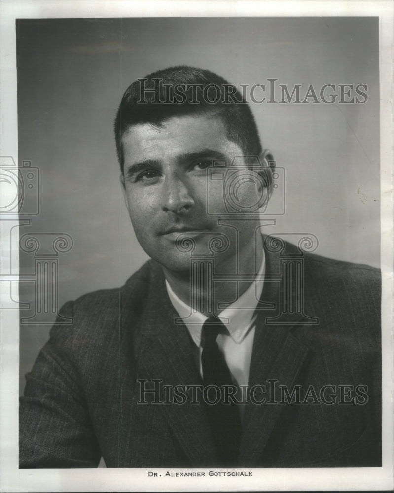 1968 Press Photo Dr Alexander Gottschalk United State Junior Chamber Commerce. - Historic Images