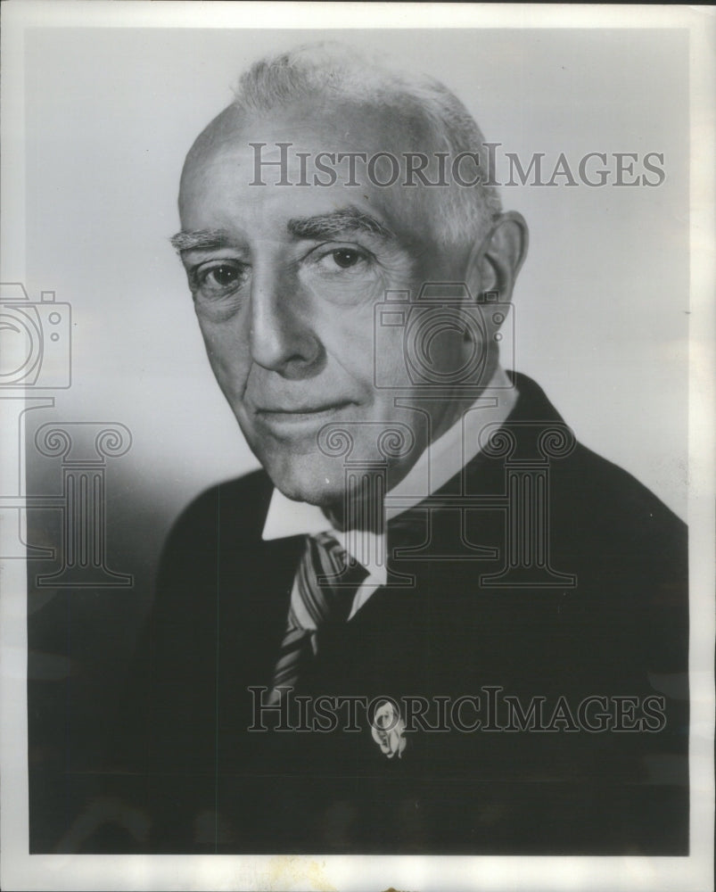 1954 Walter Hampden American Film Theatre Actor - Historic Images