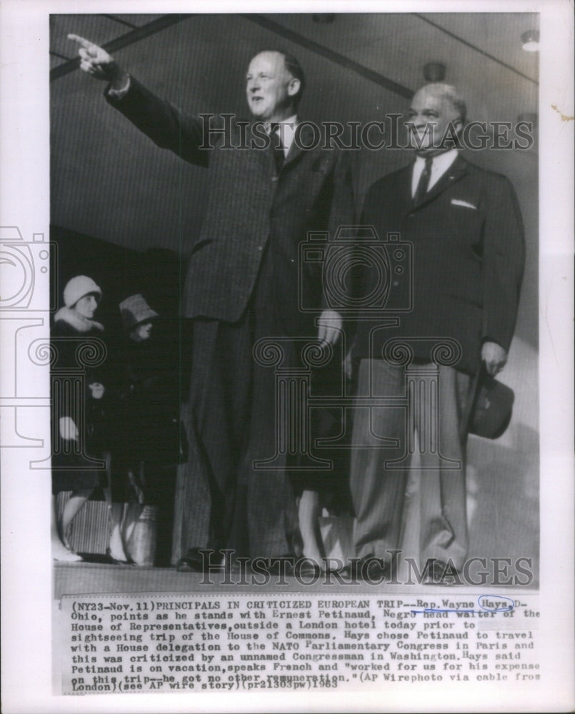 1963 Rep. Wayne Hays.D-Ohio  Ernest Petinaud-Historic Images