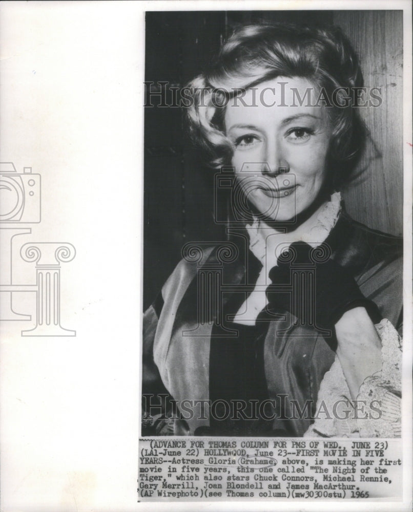 1965 Press Photo Actress Gloria Grahame- RSA64461 - Historic Images