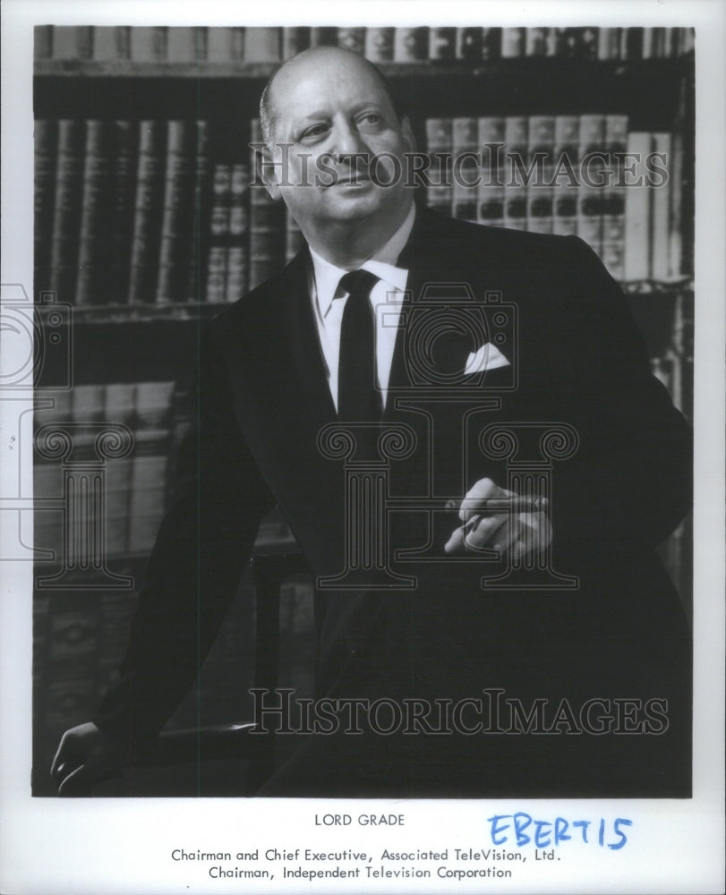 1976 Lord Grade British Broadcast Executive &amp; Businessman - Historic Images