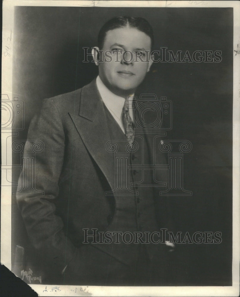 1937 Press Photo Maurice Goldblatt President Henrotin hospital daughter - Historic Images