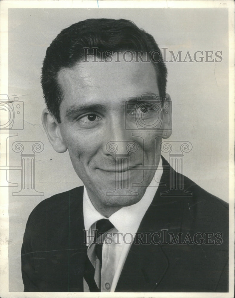 1966 Press Photo Harry Golden Jr Chicago Headline club reporters Metropolitan - Historic Images