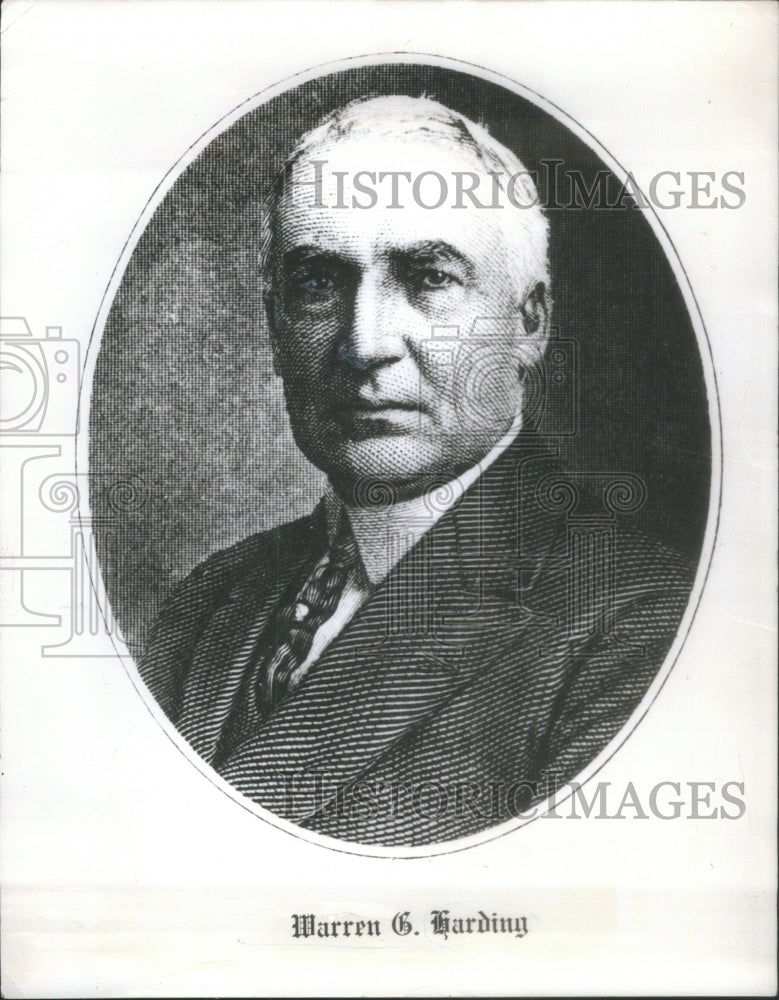 1965 Warren Harding Republican US President newspaper publisher - Historic Images