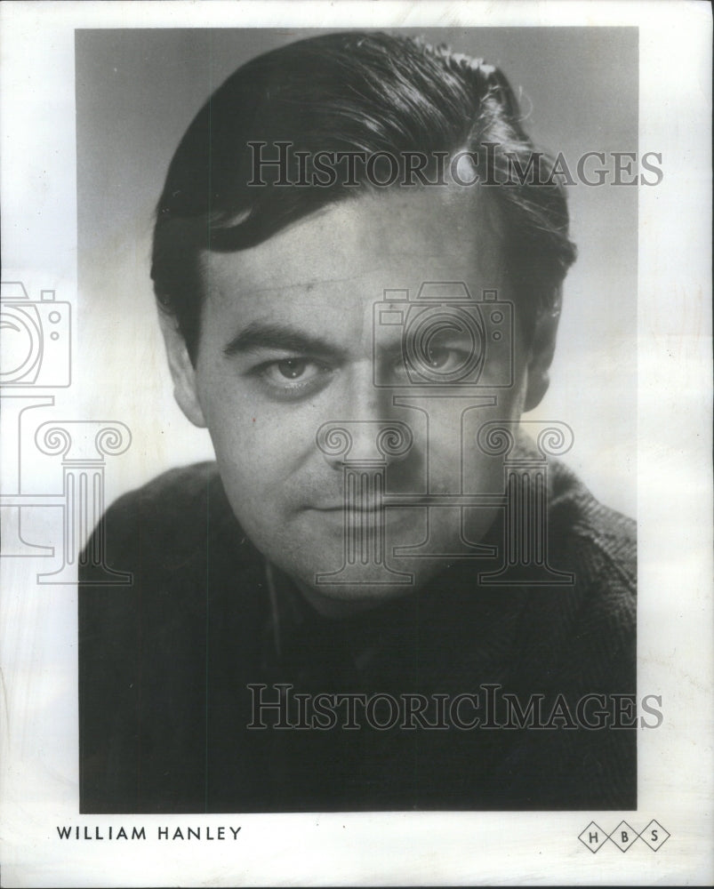 1966 Press Photo William Hanley National Broadcasting Co playwright screenwriter - Historic Images
