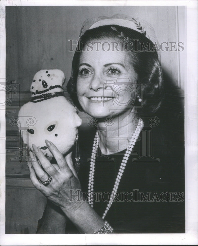 1962 Mrs. David Gottlieb Chicago Socialite-Historic Images