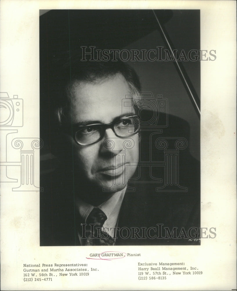 1970PressPhoto Gary Graffman American Classical Pianist-Historic Images