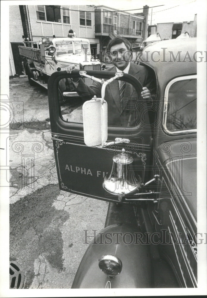 1979 Bob Green Collects Old Fire Engines. - Historic Images