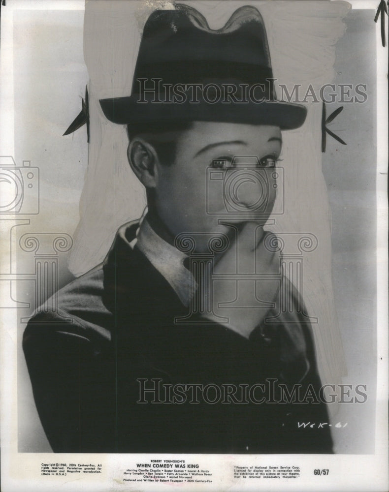 1960 Charlie Chaplin Stan Laurel Oliver Hardy Harry Langdon - Historic Images