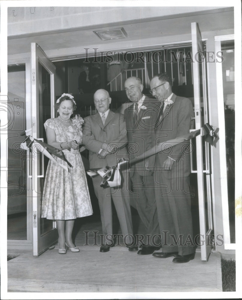 1959 RJ Finnegan Building Dedication LaRabida Sanitarium Mentzer - Historic Images