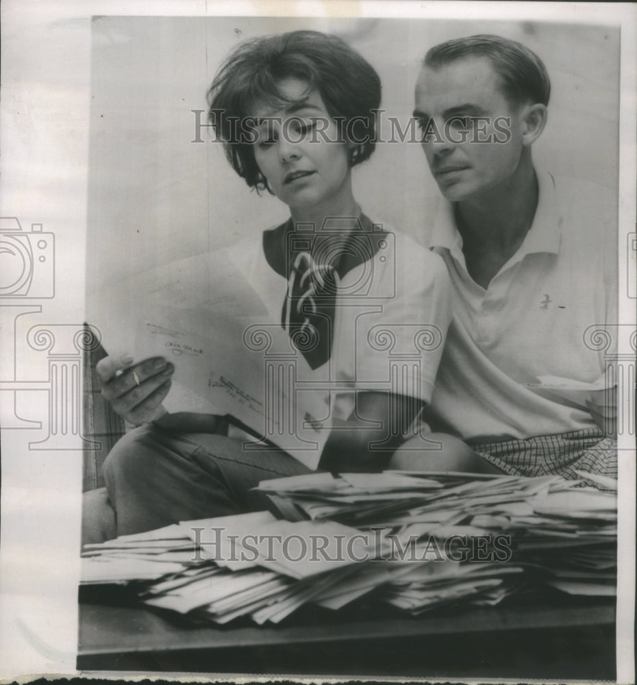 1962 Mr. and Mrs. Robert L. Finkbine Abortion Activists - Historic Images