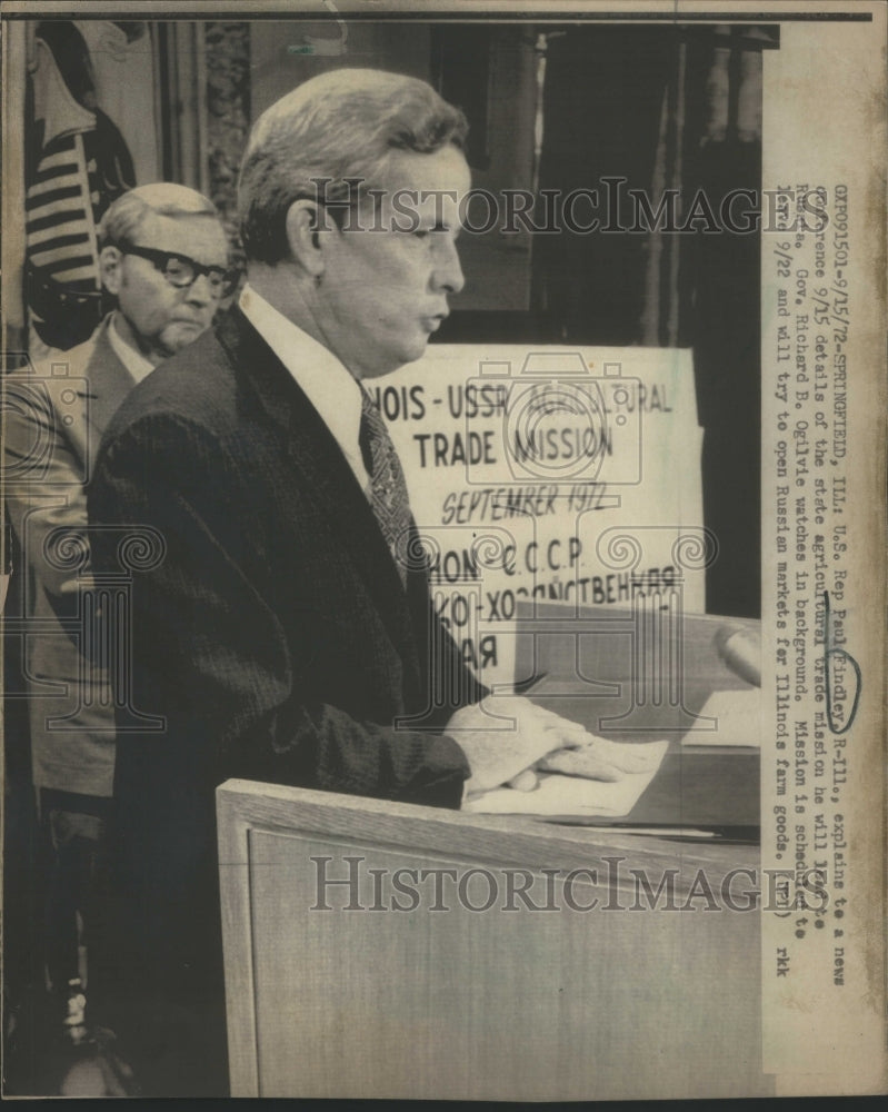 1972 U.S Republican Paul Findley - Historic Images