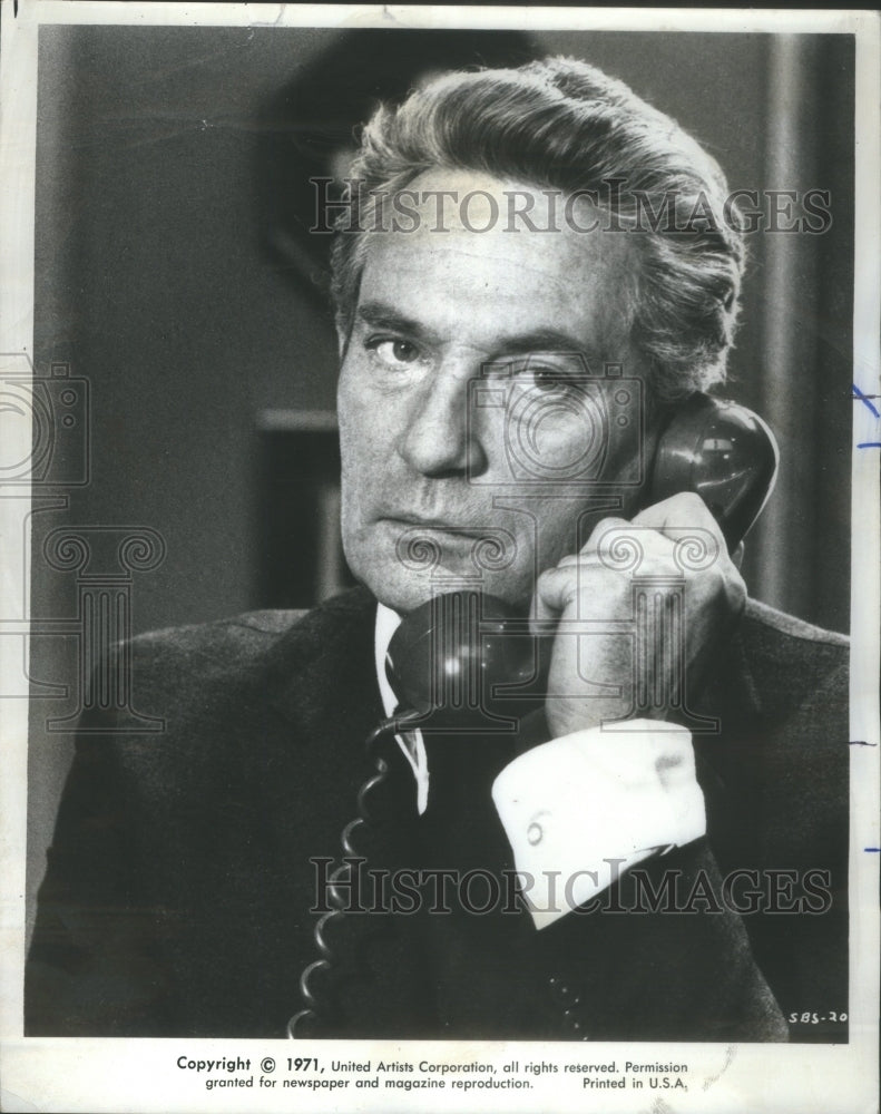 1971 Press Photo Peter Finch Australian Film Actor- RSA65771- Historic Images