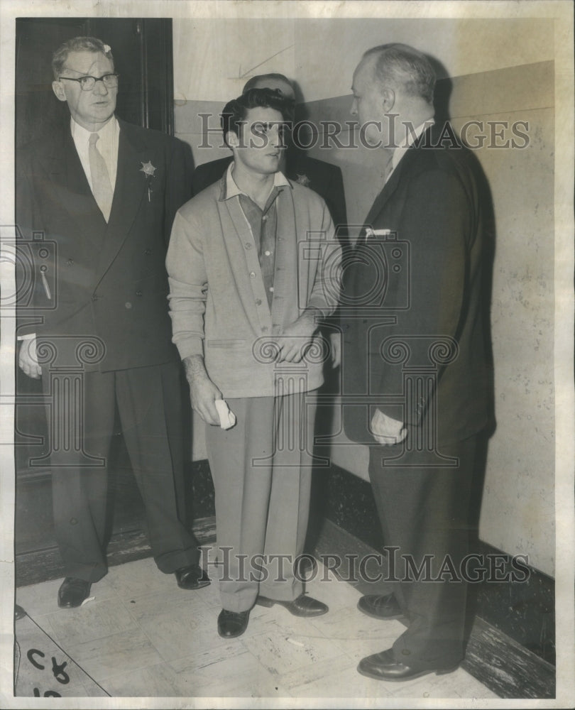 1957 Sheriff Joe McGuire James De Simone Bud Grant Attorney Court - Historic Images