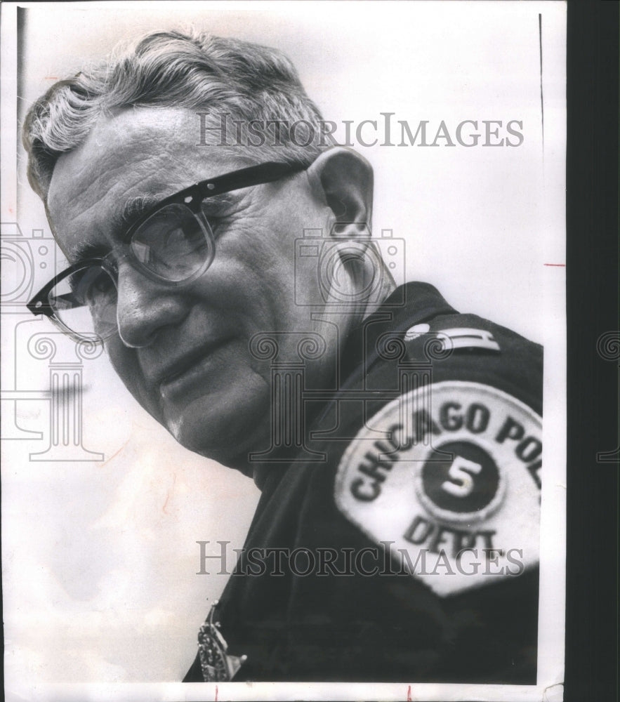 1967 Joseph DrennanChicago Police Captain Cancer - Historic Images