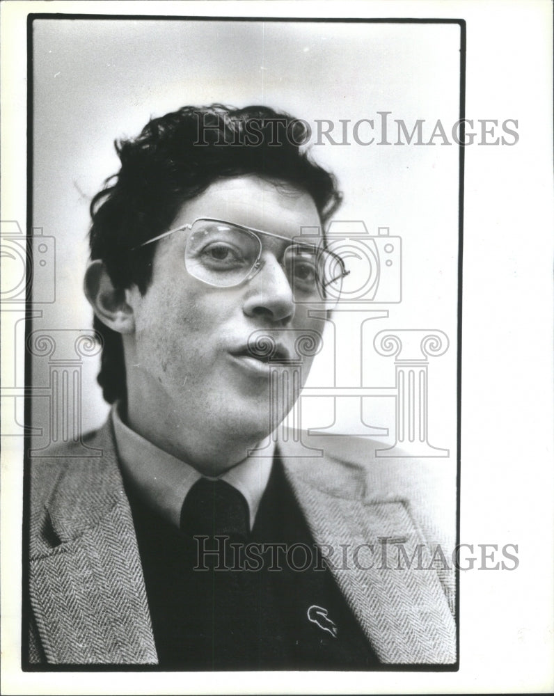 1983 Richard Dresner,pollster for Mayor Byrne campaign - Historic Images