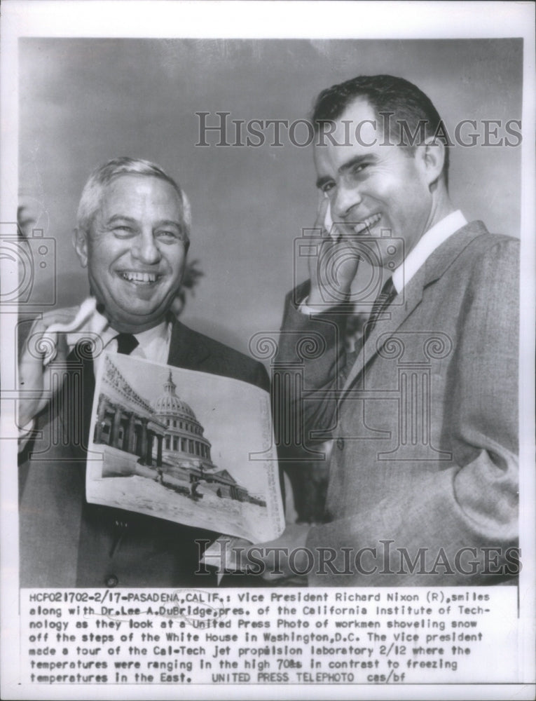 1958 Lee A. DuBridge American Educator & Physicist - Historic Images