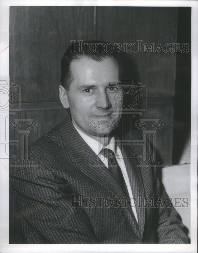 1961 Emanuel F. Dudzinski Illinois Athletic Secretary - Historic Images