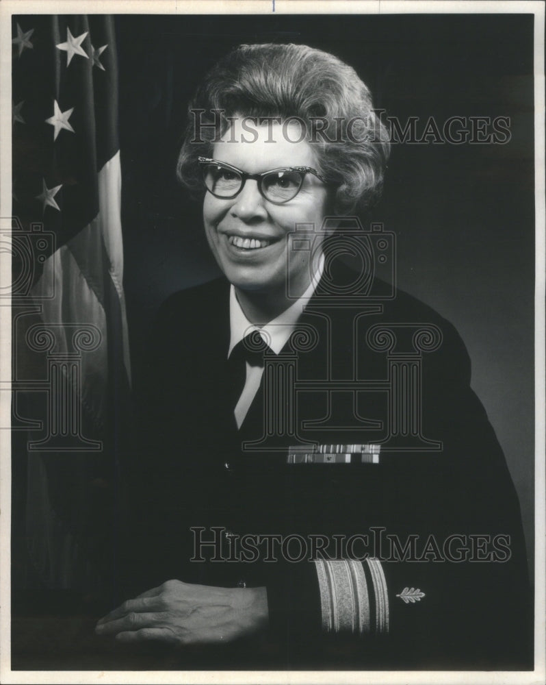 1971 Press Photo Alene Duerk director Navy Corps Woman - Historic Images