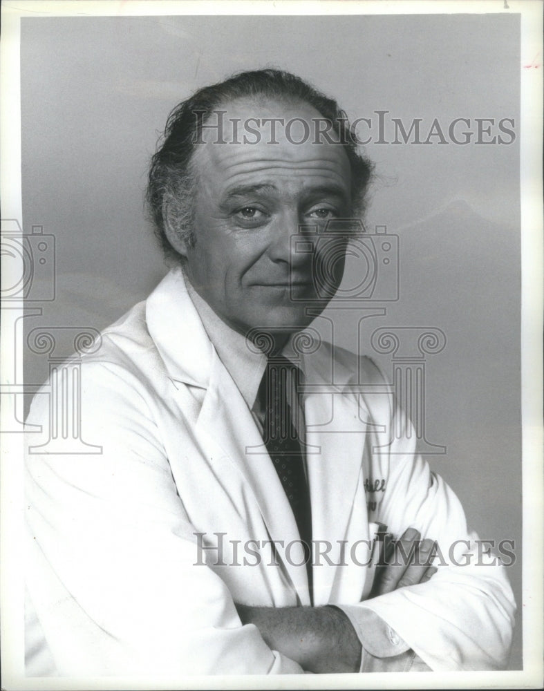 1982 actor Ed Flanders Dr Donald Westphall NBC Drama St Elsewhere - Historic Images
