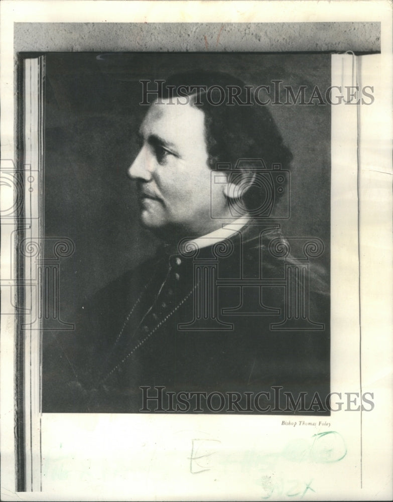 1966 Copy Thomas Foley Pioneer Chicago Roman Catholic Bishop - Historic ...