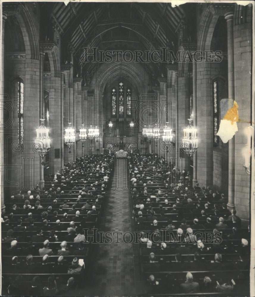 1965 Press Photo Fourth Presbyterian Church - Historic Images